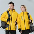 thumbnail image 4 of Chaqueta de manga larga impermeable con capucha de invierno para hombre y mujer Pompotops qwe16959, 4 of 9
