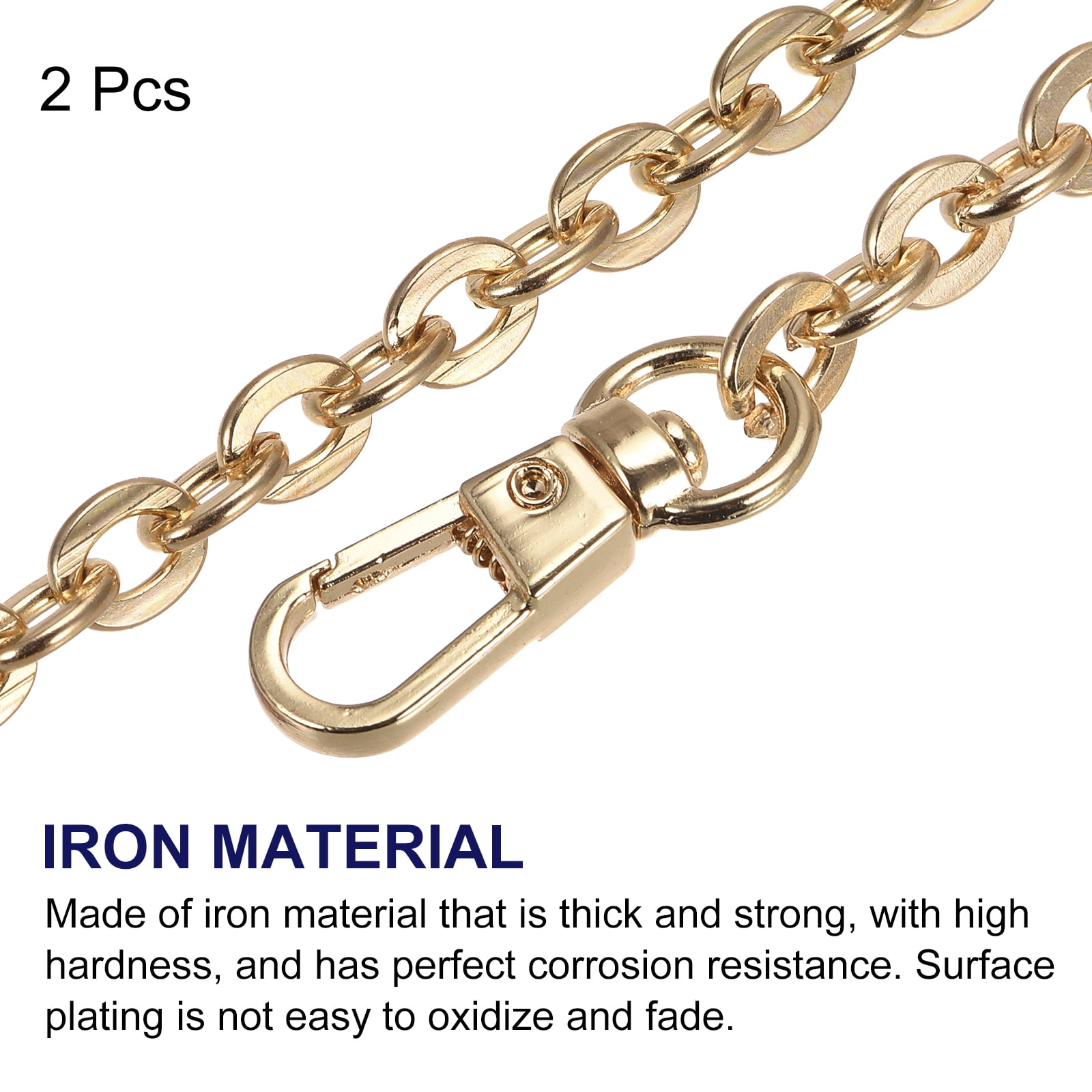 Sangle Sac à Main Poignée Chaîne De Remplacement Épaule Accessoire Sac Bandoulière Porte Monnaie Pochette - Argent