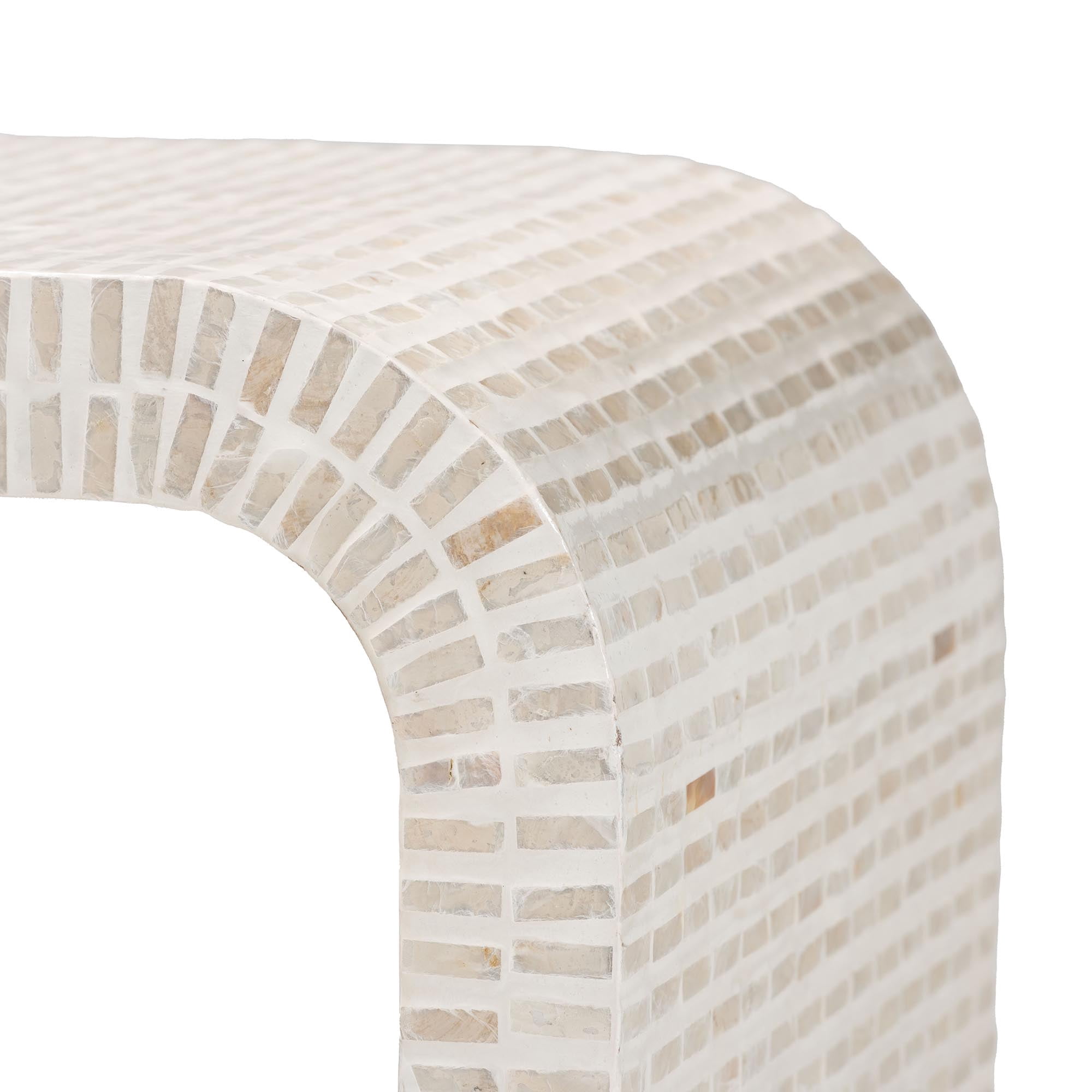 bali & pari Carlyn Coastal Accent Table Set, 3-Piece, Beige