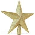 thumbnail image 2 of Tree Top Star Decoración creativa Polvo pegajoso Tridimensional Estrella de cinco puntas Plata Decorativo Holiday Bethlehem Star Ornament Xemadio WRST-36, 2 of 5