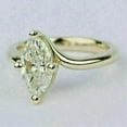 thumbnail image 4 of 3Ct Marquise Cut Simulated Diamond Women's Wedding Gift Ring 14K Yellow Gold Plated, 4 of 4