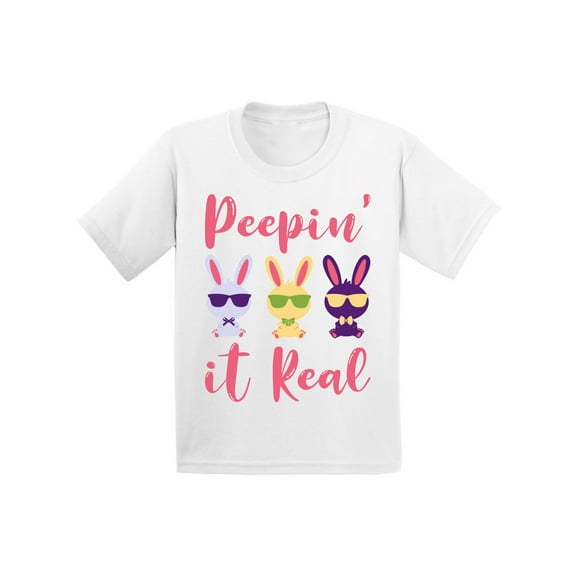 First Easter Infant Shirt Baby Girl Easter Clothes 1-2 Year Old Peepin’ it Real 18M 12M Baby Boy Rabbit Clothes