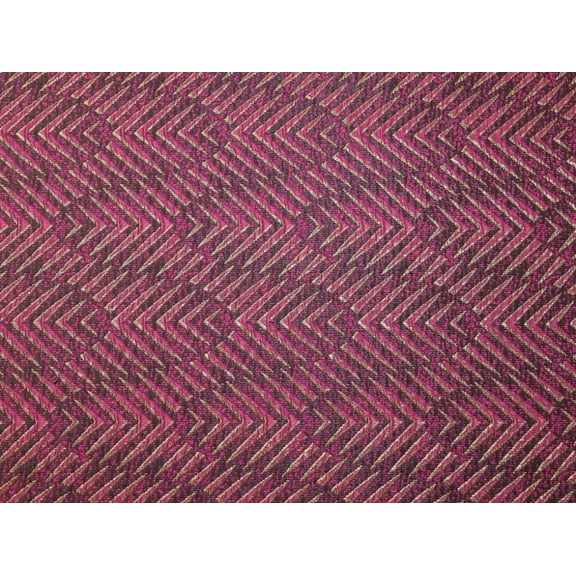Minerva Metallic Woven Brocade Fabric Magenta - per yard