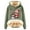 Green, variant on Womens Christmas Sweatshirt Christmas Cute Deer Print Women'S Fall Winter Velvet Thickened Warm Cardigan Hooded Hoody Hoodies for Women Beige L