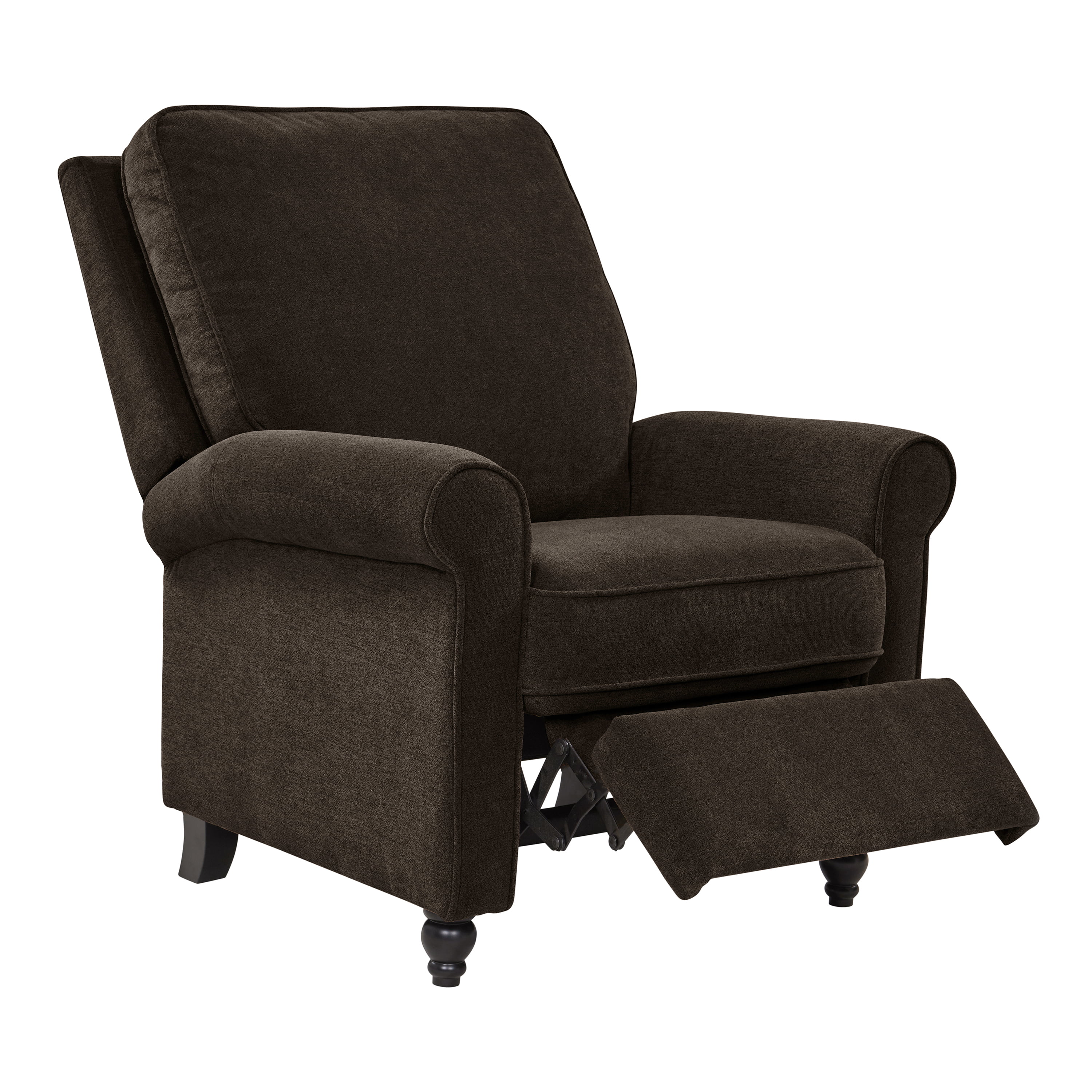 Homesvale Lincoln Push Back Recliner Chair in Chocolate