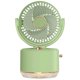thumbnail image 2 of 2025 2024 Desktop Small Fan Shaking Head USB Mini Convenient For Home And Office Charging Portable Atomization Fan, 2 of 4