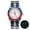 AD2044 White nylon-band, variant on Men's GMT Watch 39mm Swiss Quartz Dual Time Zone Stainless Steel Dive Watch K1 Bubble Mineral Crystal 200M Water Resistant Gift for Men