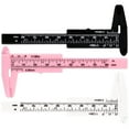thumbnail image 4 of Brow Mapping Tool Vernier Caliper Eyebrow Measuring Ruler Plastic Sliding Gauge Ruler for Eyebrow Tattooes Brow Artists, 4 of 8