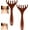 2pcs, variant on XIAOMUMU Five Touch Therapy Comb, Meridian Comb, Six-Claw Meridian Massage Combs, Sandalwood Multi-Functional Handheld Head Combs, for Scalp, Face, Neck & Shoulder