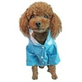 thumbnail image 6 of SPRING PARKS-Lifeeling Candy Color Puppy Raincoat Fashion Teddy Outdoor Waterproof Dog Rainwear Hooded Jacket Poncho Pet Raincoat for Small Medium Dogs, 6 of 7