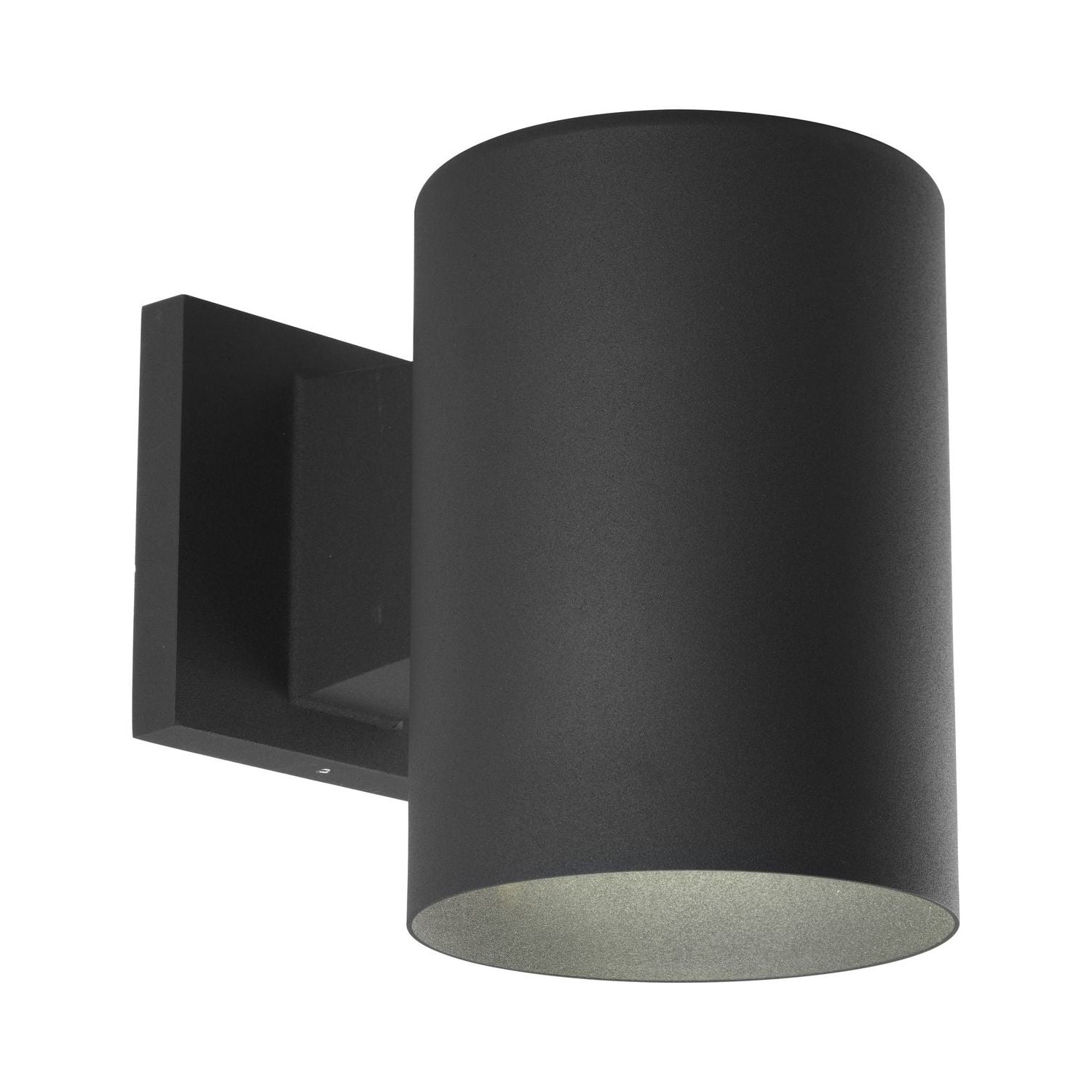 5" Black Outdoor Wall Cylinder