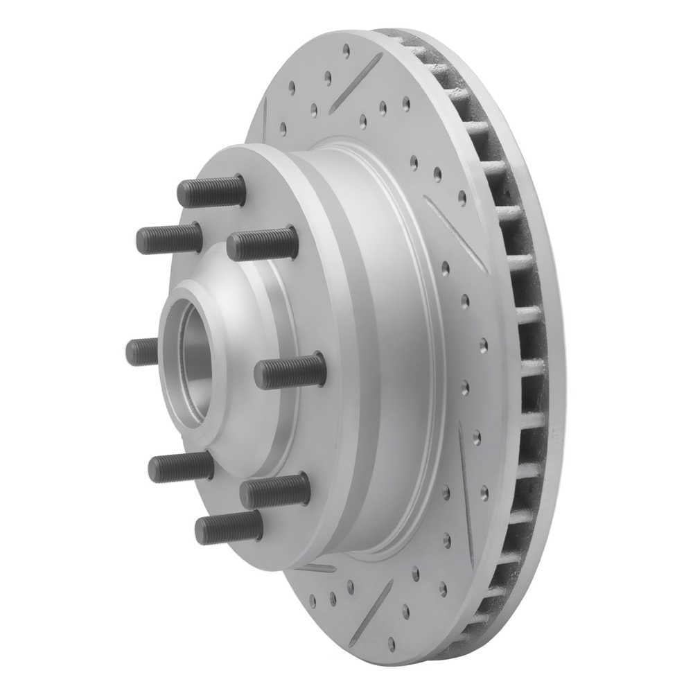 Dynamic Friction Company 830-48004L DFC Geoperformance Rotor - Drilled and Slotted