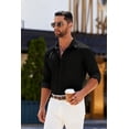 thumbnail image 3 of COOFANDY Mens Dress Shirts Long Sleeve Casual Button Down Shirts Formal Business Shirt, 3 of 6