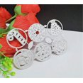 thumbnail image 3 of Set de troqueles metálicos Annchaos con copos de nieve navideños, 10.5 x 7 cm, 3 of 7