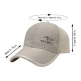 thumbnail image 2 of Unisex Mesh Brim Tennis Cap Outside Sunscreen Quick Dry Adjustable Baseball Hat, 2 of 3