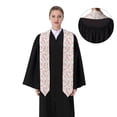 thumbnail image 4 of Xecao Goose Queen Print Graduation Shawl Stole Honor Stole Adult 72" Academic Commencements, 4 of 7