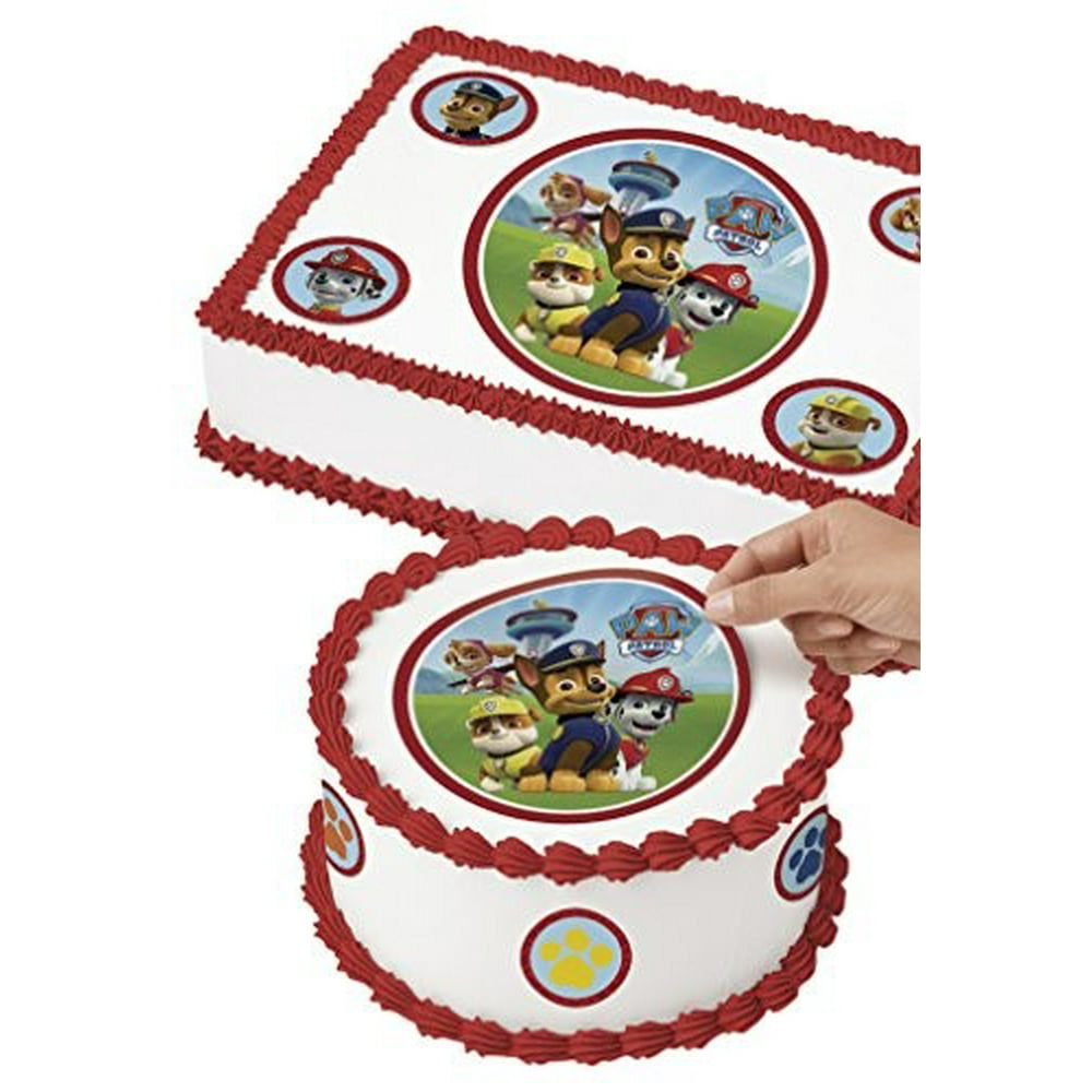 paw patrol sugar paste figures