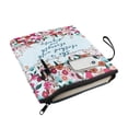 thumbnail image 3 of HELLHERO Book Cover with Pocket Polyester Fabric Zipper Bag with Decorative Design for Books, Magazines, and Stationery Book Organzoer Holder Book Protection, 3 of 8