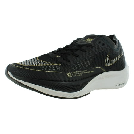 Nike ZoomX Vaporly Next% 2 Mens Shoes Size 8, Color: Black/White/Metallic Gold Coin