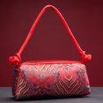 thumbnail image 5 of Nuevo bolso de mujer bordado de seda 2024, bolso de mano de novia a juego a la moda para mujer, 5 of 5