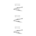 thumbnail image 1 of Thinsony Easy Removal For Customized Look Car Decals Sports Motorhome Stripes Overall black and gray 3Set, 1 of 6