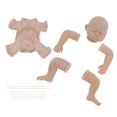 thumbnail image 4 of Kit de muñeco realista sin pintar de imitación de 20 pulgadas, conjunto de piezas de molde para muñeca bebé DIY sin terminar, 4 of 5