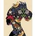 thumbnail image 2 of Horvat, Ioana 26x32 Black Ornate Wood Framed with Double Matting Museum Art Print Titled - Afro Man, 2 of 4