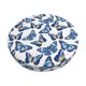 thumbnail image 1 of Balery Beautiful Butterflies Fundas de asiento para taburete de bar redondo de tela de terciopelo ajustables que protegen de arañazos y manchas para sillas de 14 a 17 pulgadas.-13 inch, 1 of 7