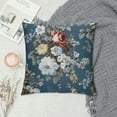 thumbnail image 2 of Nawypu Chinoiserie Pillow Cover  Spring Summer Blue White Floral Throw Pillow Covers Navy Blue Flower Decorative Outdoor Pillowcase  Cushion Cover for Sofa Couch Home Bedroom, 2 of 5