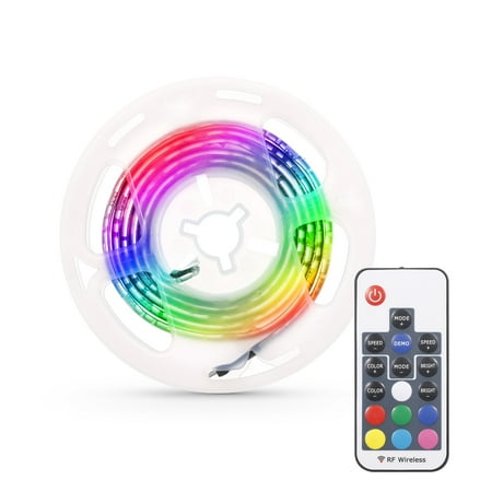 

MABOTO LED Computer Case Strip Light Flexible RGB Lamp Tape Diode 5V Desk Screen TV Background Lighting USB Powered Remote Control 1M