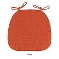 thumbnail image 3 of Yuarrent Cómodo cojín para silla desmontable y lavable, antideslizante, amplia aplicación, y cómodo Decoración del hogar naranja rojizo, 3 of 6