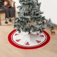 thumbnail image 2 of Knitted Christmas Tree Skirt with Snowflake Design - 120cm Decorative Supplies for Tree, 2 of 6