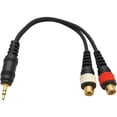 thumbnail image 2 of Seismic Audio SA-iEM2TRSF (2 Pack), Male 1/8" to Female RCA Patch Cable, 2 of 3