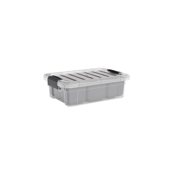 Superio Small Storage Container Organizing Bin with Removable Tray Plastic Tools, Sewing, Crafts Box, 2.25 Qt.