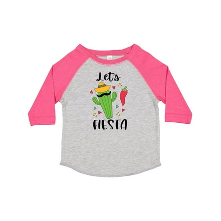 

Inktastic Cinco De Mayo Let s Fiesta Cute Cactus with Sombrero Gift Toddler Boy or Toddler Girl T-Shirt