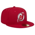 thumbnail image 3 of Men's New Era  Red New Jersey Devils Core 59FIFTY Fitted Hat, 3 of 6