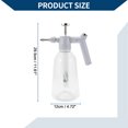 thumbnail image 3 of Unique Bargains Bouteille de Lavage Extérieure à Pompe Pression Lavage de Voiture Plastique Réglable 1.5L 1 Pce Transparent, 3 of 6