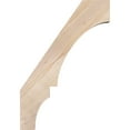 thumbnail image 3 of Ekena Millwork 3 1/2"W x 18"D x 26"H Balboa Smooth Knee Brace, Douglas Fir, 3 of 13