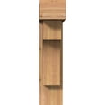 thumbnail image 2 of Ekena Millwork 7 1/2"W x 24"D x 32"H Westlake Block Smooth Bracket w/ Offset Brace, Western Red Cedar, 2 of 25