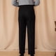 thumbnail image 4 of Pantalones largos de moda para hombre, estilo casual, con bolsillos y cremallera, cintura elástica, de poliéster., 4 of 4