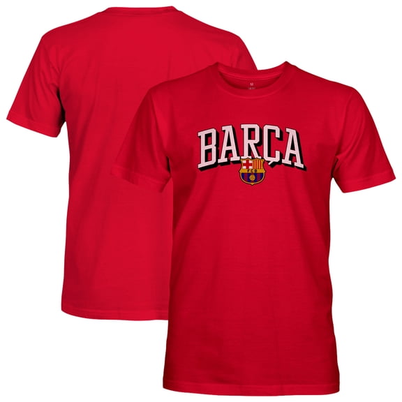 Men's 1863FC  Red Barcelona Athletic Wordmark T-Shirt