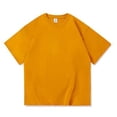 thumbnail image 3 of hotojiny Mens T Shirts Soft Crew Neck Basic Cotton Tee Comfortable Athletic Fit Plain Casual T-Shirt for Big and Tall(Yellow,X-Large), 3 of 4