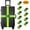 Green, variant on 10 Pack Luggage Straps 71" Long Belts Keep Suitcase Secure While Traveling, TSA Approved Add a Bag Premium Accessory for Travel Bag Closure(Yellow)