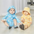thumbnail image 7 of Uccdo Baby Toddler Boys Girls One-Piece Swimsuits Rash Guards Swimwear, Kids Long Sleeve Bathing Suit Surfing Suit, Size 1-7T, 7 of 7