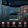 thumbnail image 3 of Cobra SC 100 1080P Dash Cam: Live Alerts, Apple CarPlay® & Android Auto Compatible Dash Camera (New), 3 of 12
