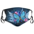 thumbnail image 1 of Cubierta Antipolvo De Mariposa A La Moda Para Mujer, Cubierta Para La Boca De Algodón Transpirable A Prueba De Polvo Para Exteriores, Cubierta Cálida Para La Cara De Invierno Para Adultos Yuarrent OD015574-03, 1 of 1