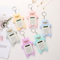 thumbnail image 4 of SagaSave Mini Portable Calculator with Keychain for Office Home School Cute Cartoon Look, 4 of 5