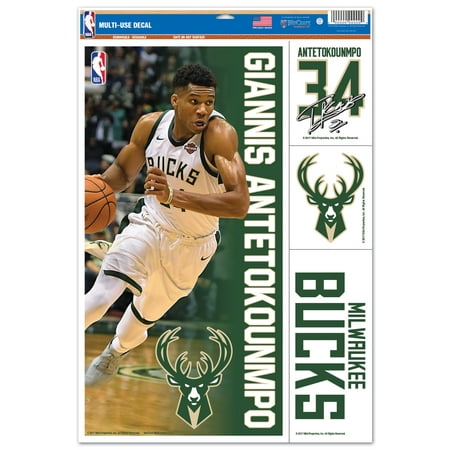 Giannis Antetokounmpo Milwaukee Bucks WinCraft 11