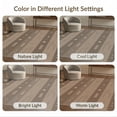 thumbnail image 7 of ODIKA 9'x12' Beige Brown Geometric Pattern Design Washable Area Rug Modern Motif for Master Suite, California King, Under Bed, Non-Shedding, Easy Care, 7 of 7