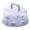 Blue, variant on Heightened Cake Box with Double Handles and Cake Pad, Portable Food Container for Bakery, Large Capacity Cake Carrier, Reusable Pastry Storage Box, White